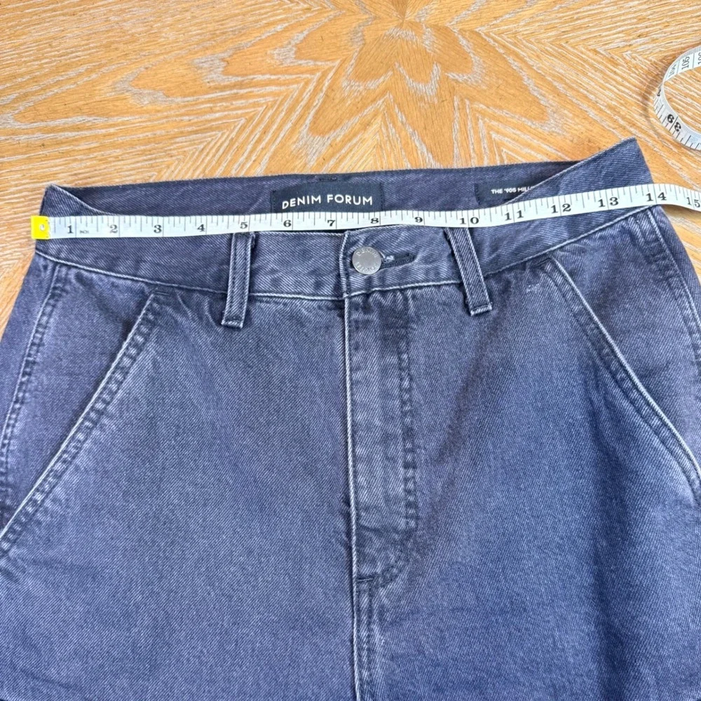 Aritzia Denim Forum The '90s Millie Hi-Rise Cargo Jeans Washed Black Size 26